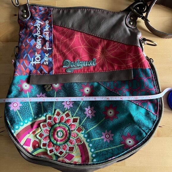 Desigual Boho Patchwork Crossbody Bag - Picture 10 of 10